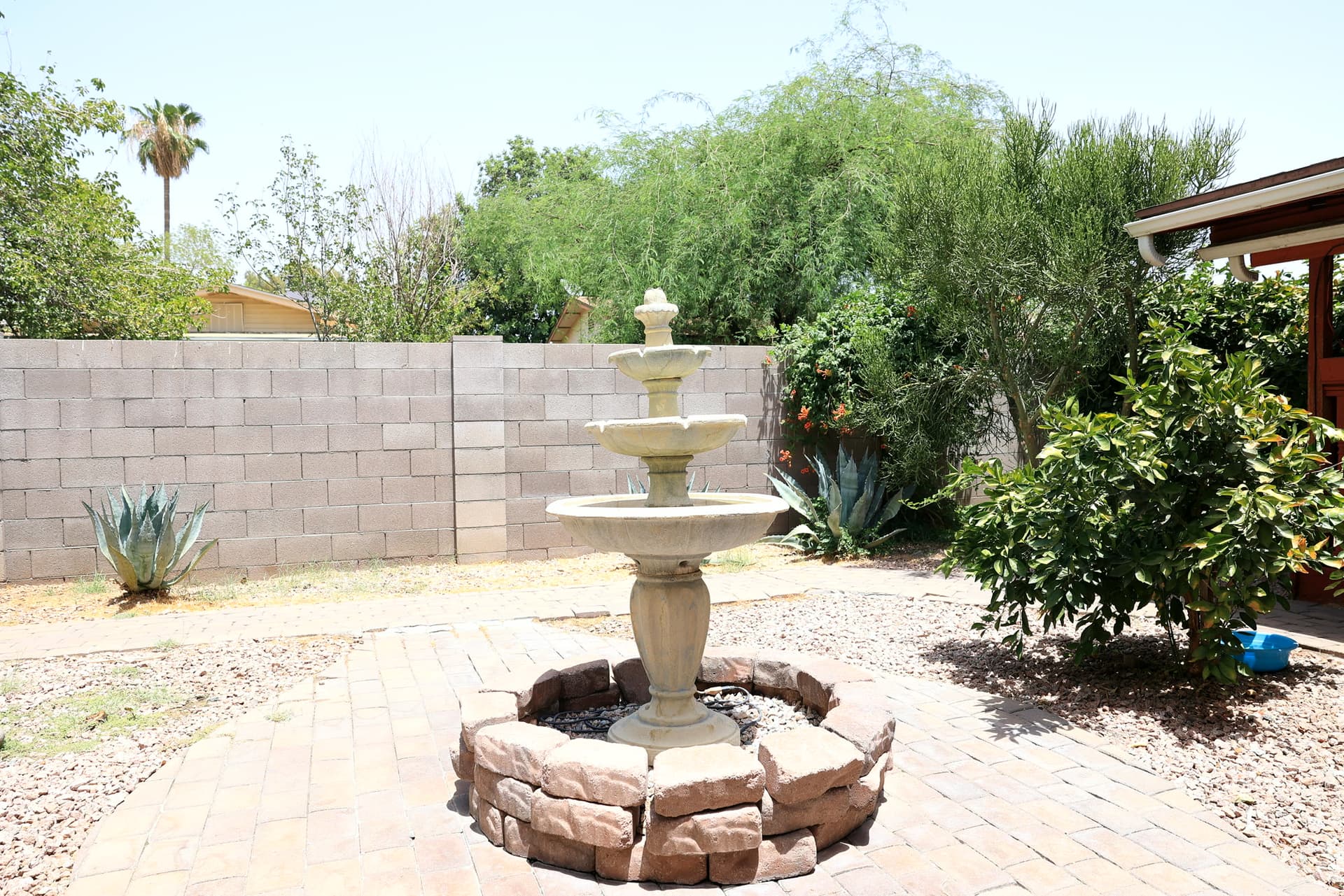 Quiet courtyard